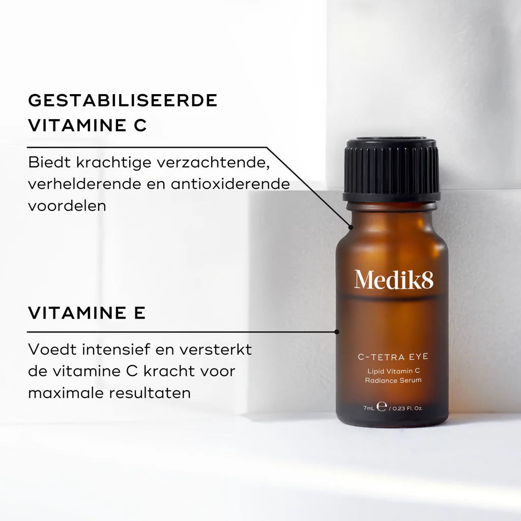 Medik8 C-Tetra Eye 7ml ingredientes vitamina C estabilizada y vitamina E
